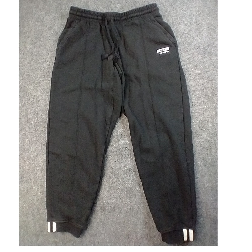 Adidas Sweatpants Women Medium Black Originals Joggers Fleece GD3092